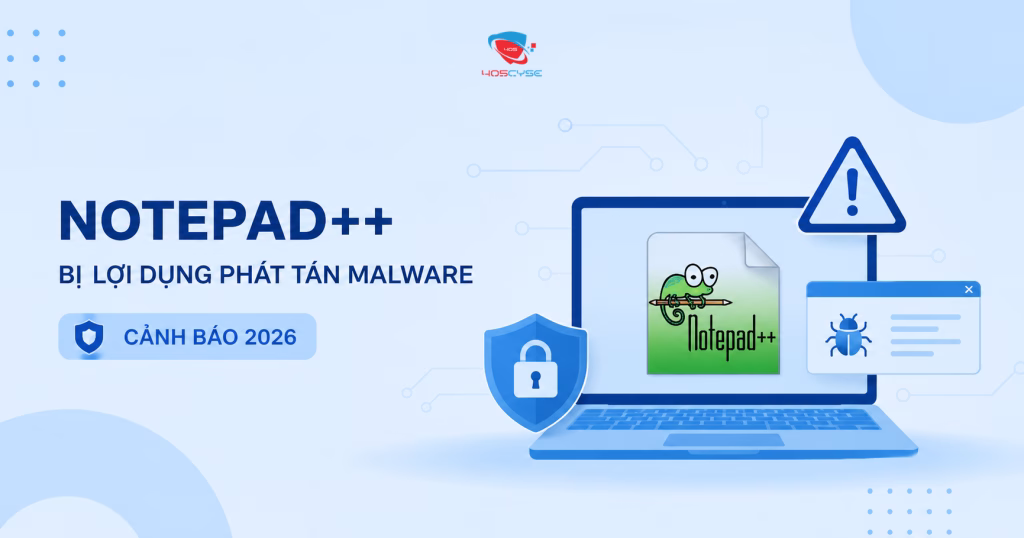 Tin tặc Lợi Dụng Plugin Giả Mạo Của Notepad++ Phát Tán Malware