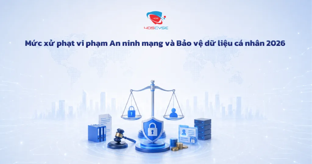 Mức xử phạt vi phạm An ninh mạng và Bảo vệ dữ liệu cá nhân 2026 