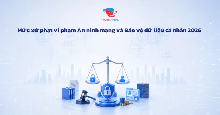 Mức xử phạt vi phạm An ninh mạng và Bảo vệ dữ liệu cá nhân 2026 